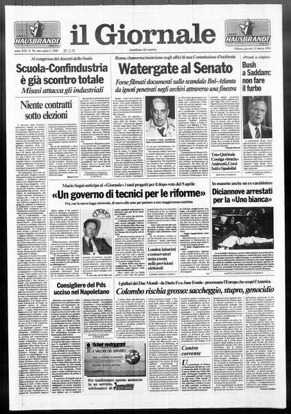 Il giornale : quotidiano del mattino